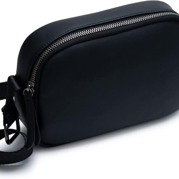 Small Crossbody Bag Vegan Leather Compact Light Travel Purse